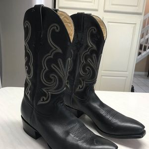 Leddys Ranch Men’s Western Cowboy Black  boots Size 13 D Worn one time indoors
